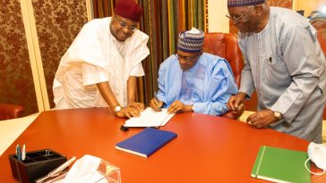 Buhari signing