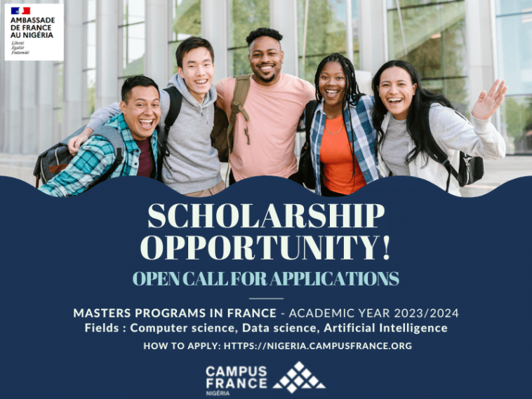 Embassy of France in Nigeria Scholarship 2023 2024 for Masters Degree in a French University